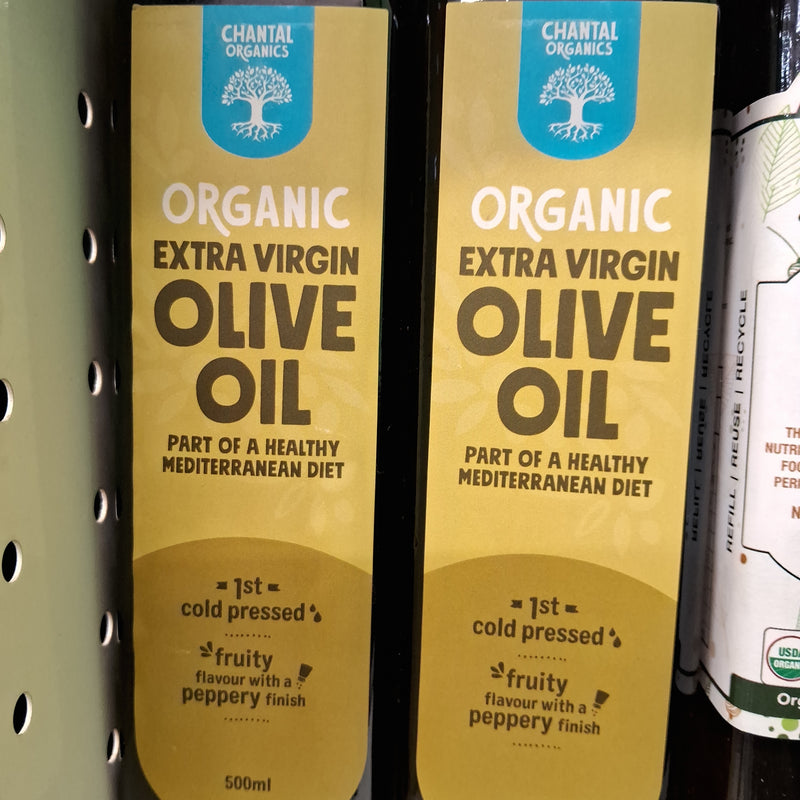 Organic Olive Oil Extra Virgin Cold Pressed 500ml