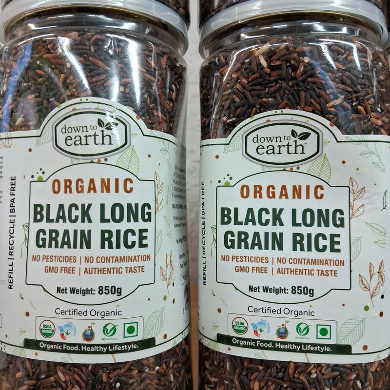 Organic Black long, Red long Grain Rice 850g,750g