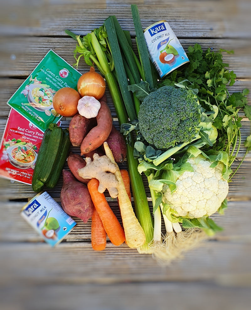 Vegan Thai Green Curry + Jackfruit ( Serves 6)