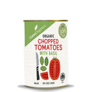 Organic Chopped Tomatoes with Basil 400g