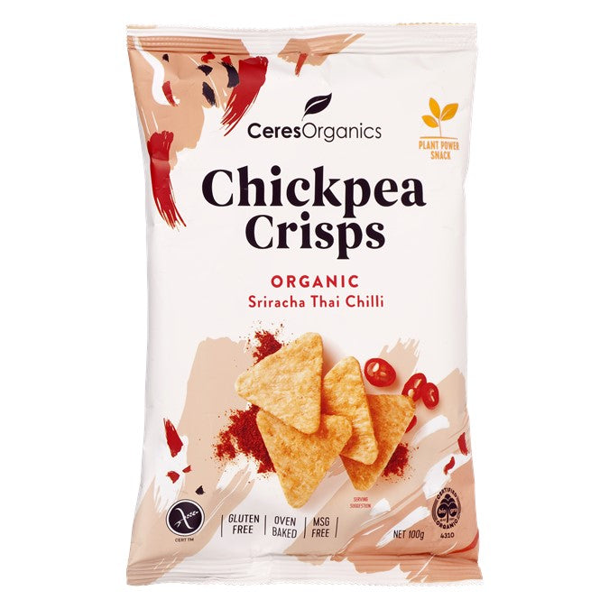 Organic Chickpea Crisps Sriracha and Thai Chilli 100g