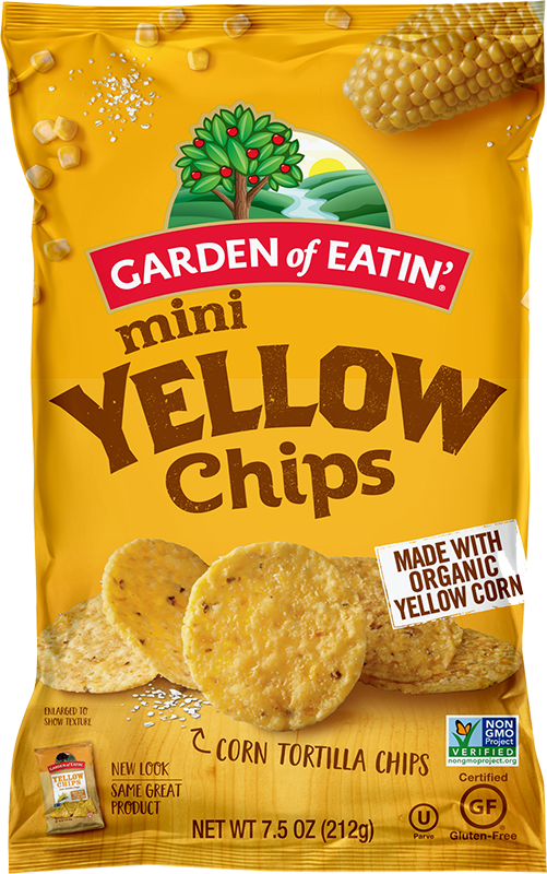 Mini Yellow Rounds Corn Tortilla Chips 229g